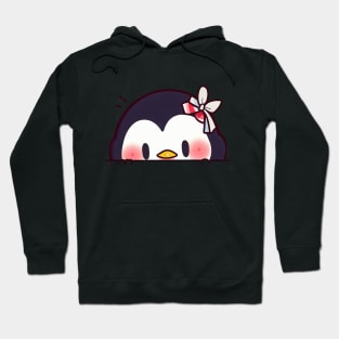 Sneaky japanese penguin so cute Hoodie